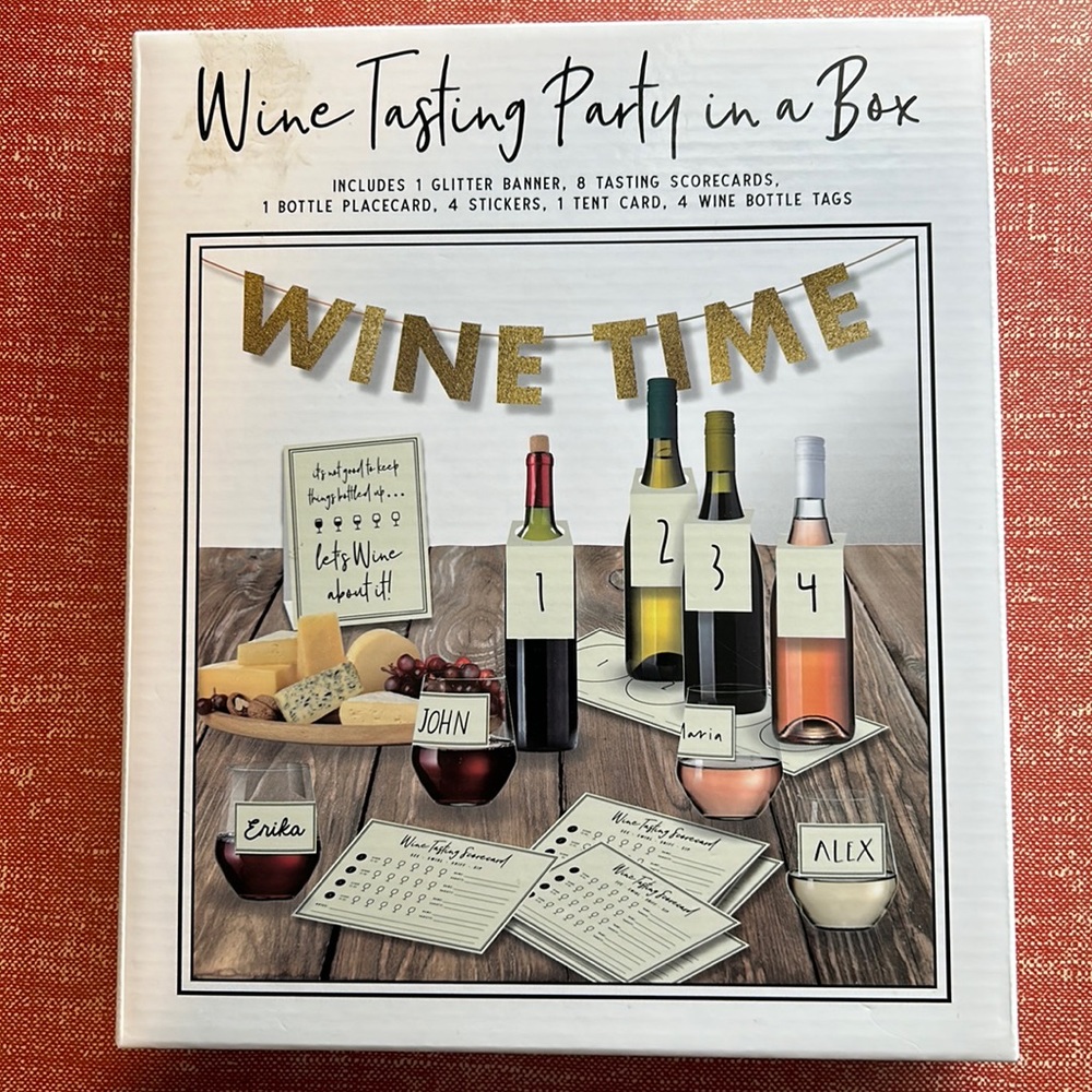 Wine tasting party in a box kit!